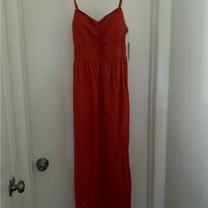 Derek Heart Vibrant Red Maxi Dress